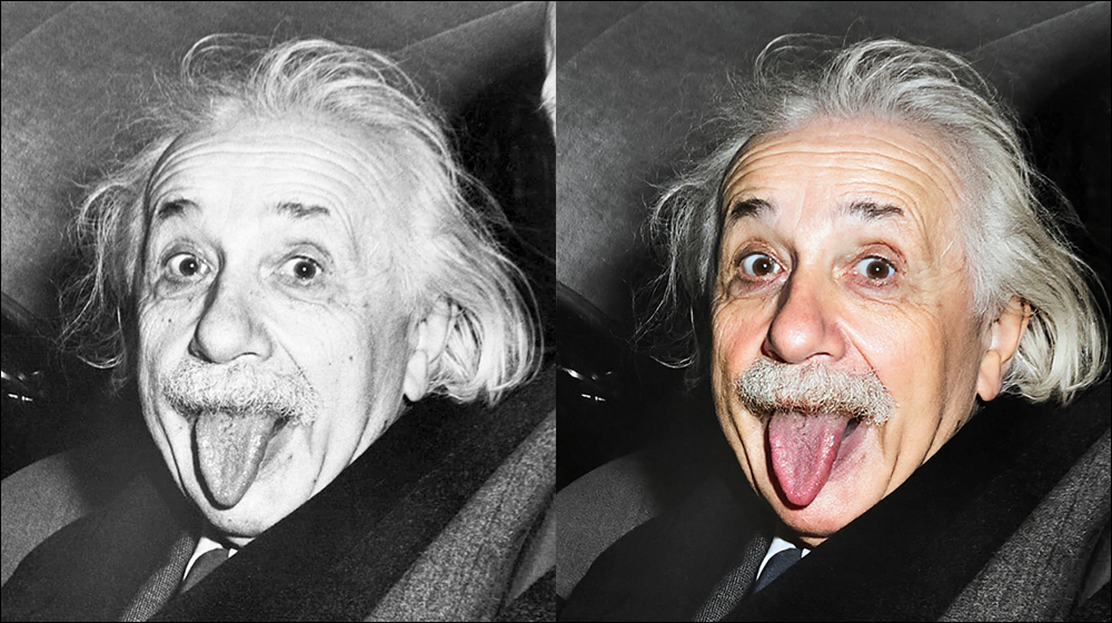 Photo restoration example 1