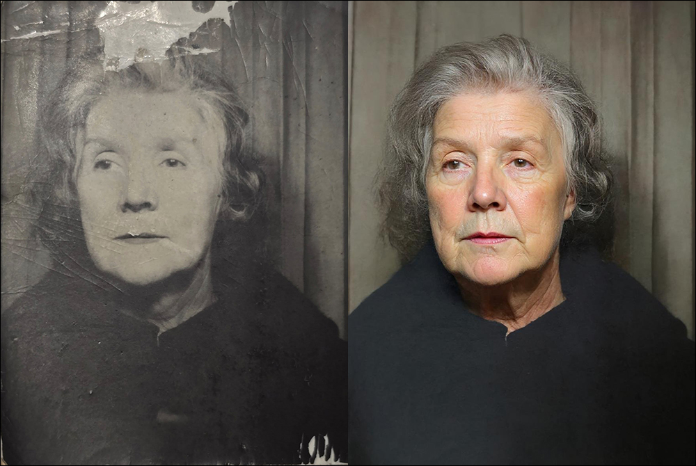 Photo restoration example 2